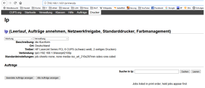 lpd://192.168.1.9/laserjet2100p