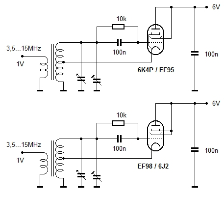 Kurzwellen-Prüfsender für den Bereich 3500-15000kHz mit 6K4P Kurzwellen-Prüfsender für den Bereich 3500-15000kHz mit 6K4P