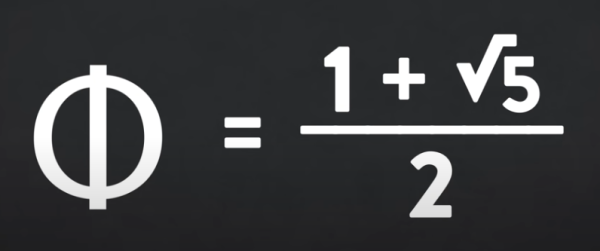 Der Goldene Schnitt - Phi - φ = 1.6180339887498948482045868343656381177203091798057628621354486227052604628189024497072072041893911374847540880753868917521266338622235369317931800607667263544333890865959395829056383226613199282902678806752...