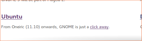 GNOME is just a click away