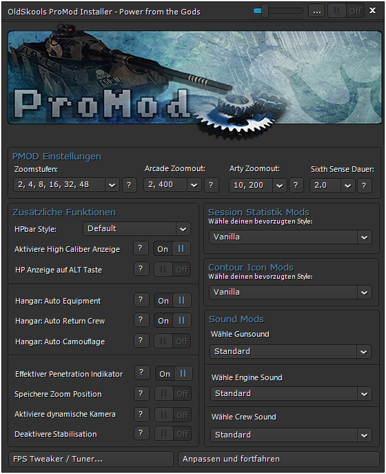 WoT ProMod Version 1.9.1.1, Bild 3