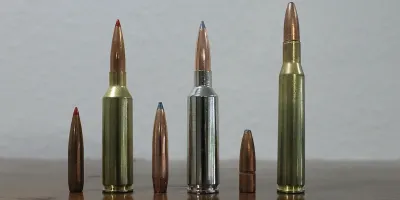 Hülsen + Projektil: 6,5 PRC, 6,8 Western, .270 Winchester Hülsen + Projektil: 6,5 PRC, 6,8 Western, .270 Winchester