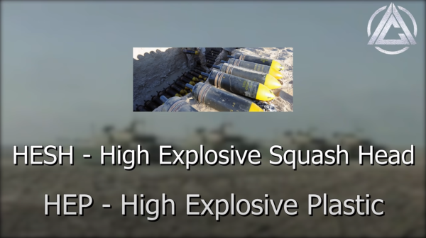 HESH - High Explosive Squash Head / HEP - High Explosive Plastic HESH - High Explosive Squash Head / HEP - High Explosive Plastic